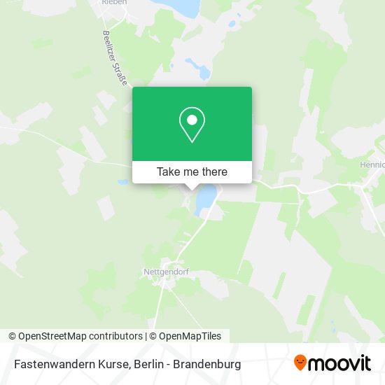 Fastenwandern Kurse map