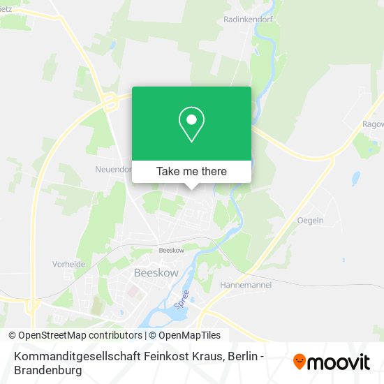 Карта Kommanditgesellschaft Feinkost Kraus