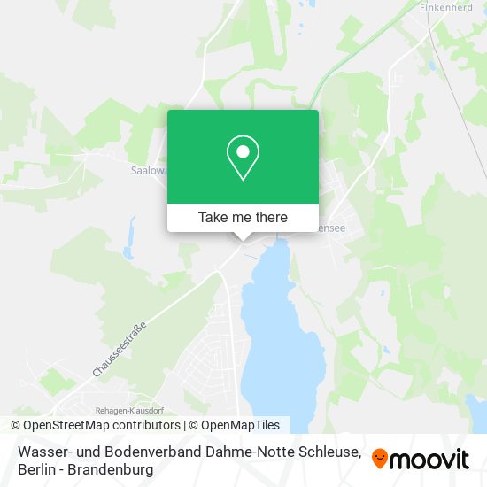 Wasser- und Bodenverband Dahme-Notte Schleuse map
