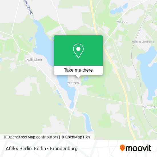 Afeks Berlin map