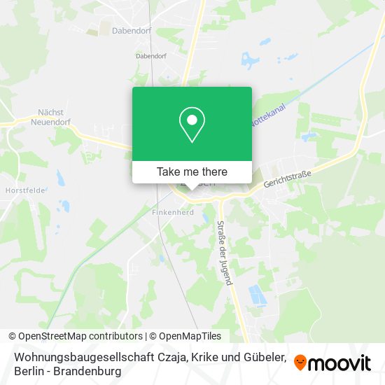 Wohnungsbaugesellschaft Czaja, Krike und Gübeler map