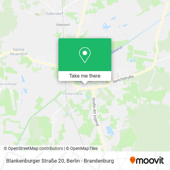 Blankenburger Straße 20 map