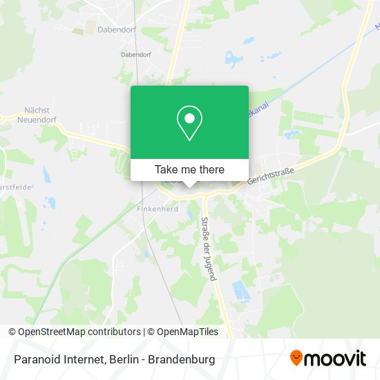 Paranoid Internet map