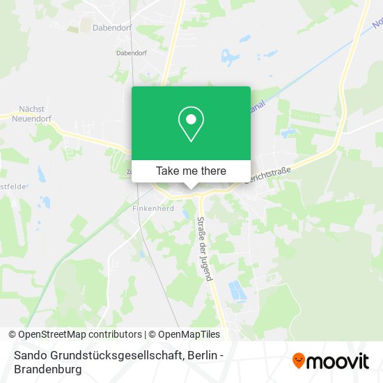 Sando Grundstücksgesellschaft map