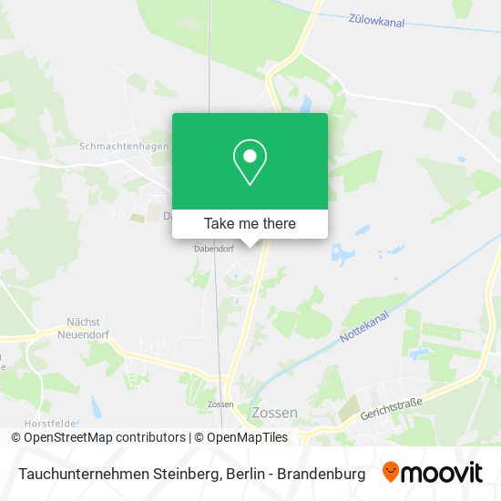 Tauchunternehmen Steinberg map