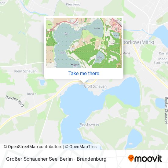 Großer Schauener See map