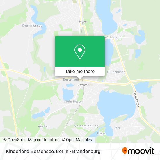 Карта Kinderland Bestensee
