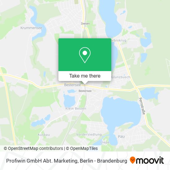 Profiwin GmbH Abt. Marketing map