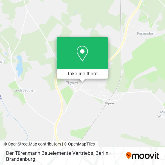 Der Türenmann Bauelemente Vertriebs map