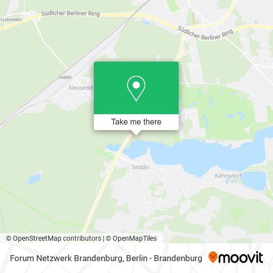 Forum Netzwerk Brandenburg map