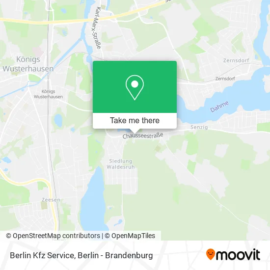 Карта Berlin Kfz Service