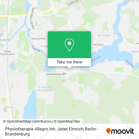 Карта Physiotherapie Allegro Inh. Janet Elmrich
