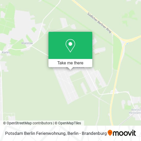 Potsdam Berlin Ferienwohnung map