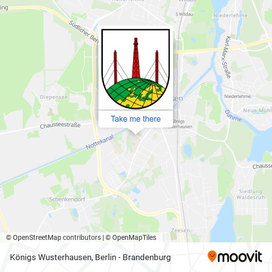 Карта Königs Wusterhausen
