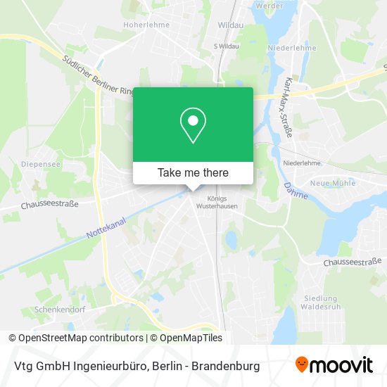 Карта Vtg GmbH Ingenieurbüro