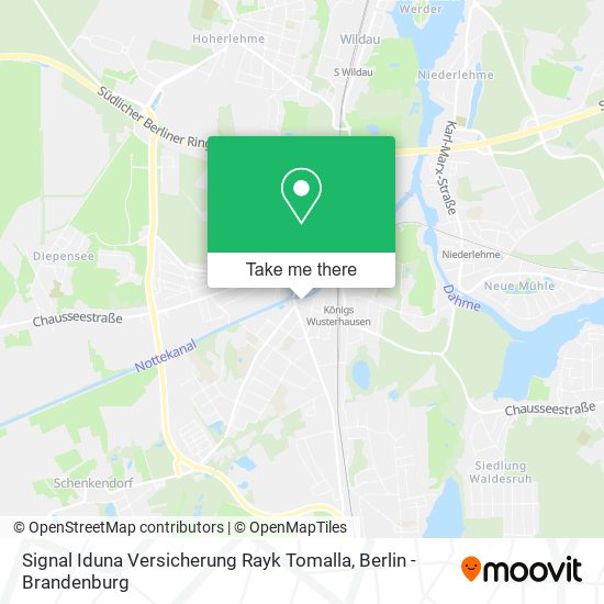 Карта Signal Iduna Versicherung Rayk Tomalla