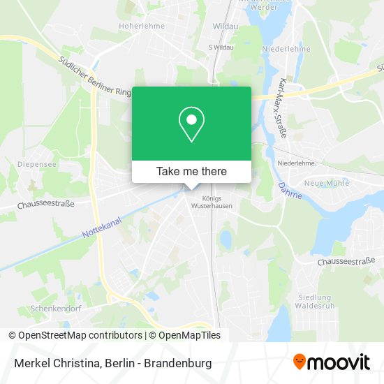 Merkel Christina map