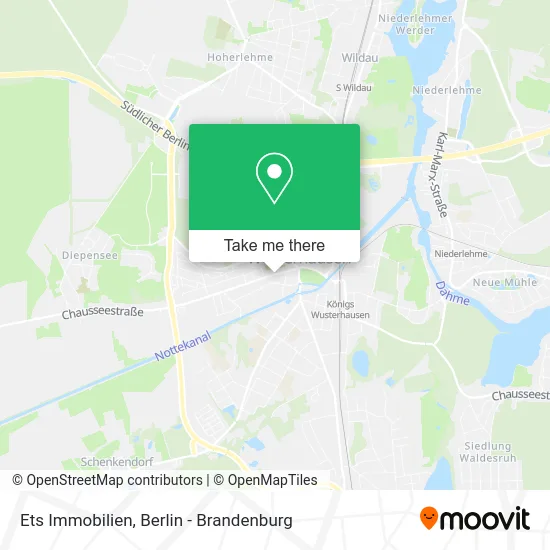 Ets Immobilien map