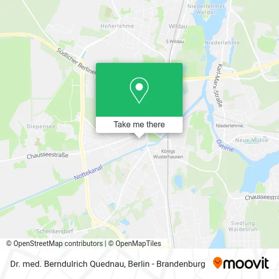 Карта Dr. med. Berndulrich Quednau