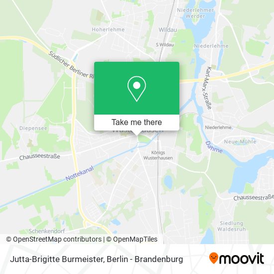 Jutta-Brigitte Burmeister map