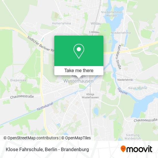 Klose Fahrschule map