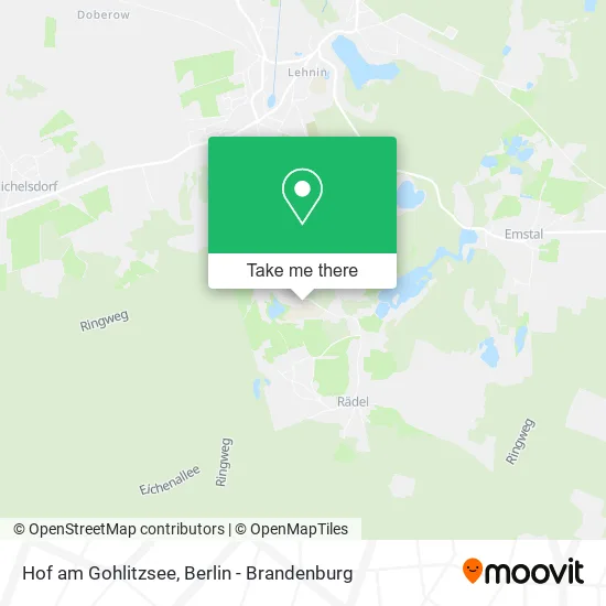 Карта Hof am Gohlitzsee