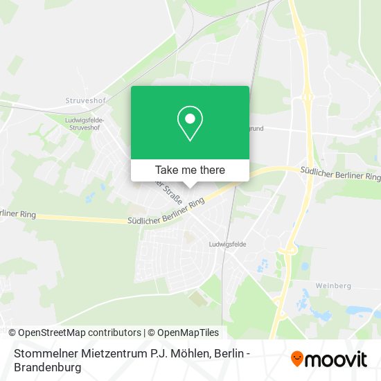 Stommelner Mietzentrum P.J. Möhlen map