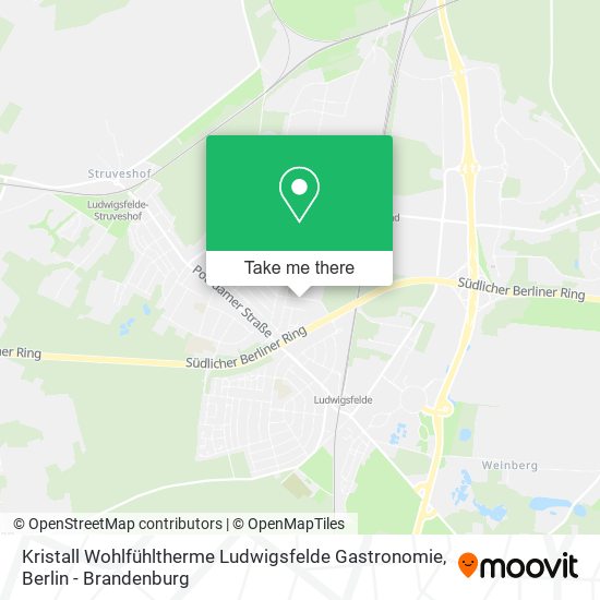 Kristall Wohlfühltherme Ludwigsfelde Gastronomie map