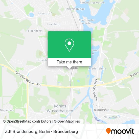 Карта Zdt Brandenburg