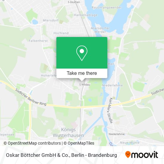 Карта Oskar Böttcher GmbH & Co.