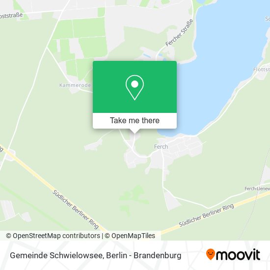 Gemeinde Schwielowsee map