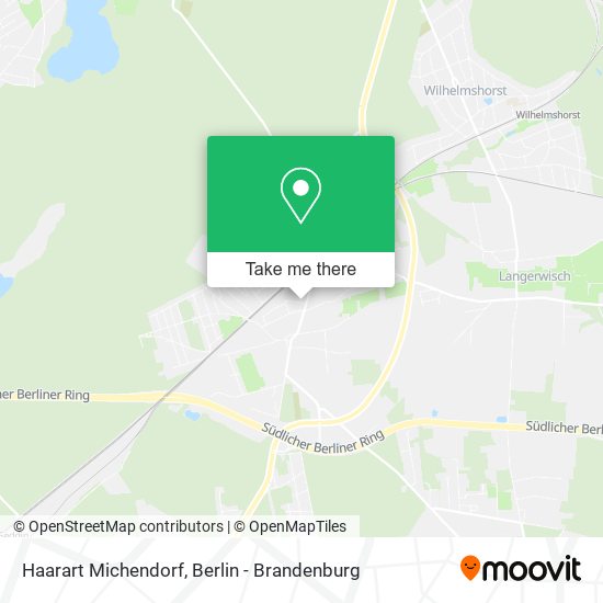 Haarart Michendorf map