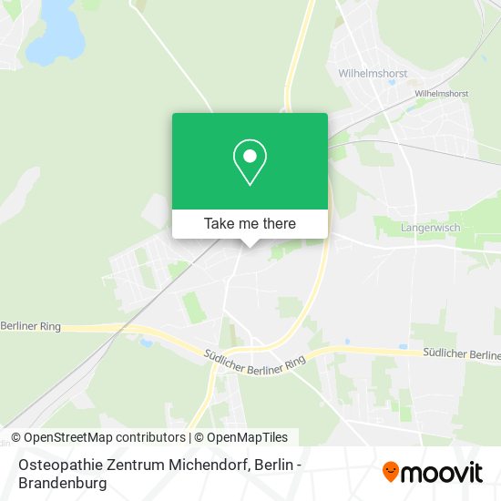 Osteopathie Zentrum Michendorf map