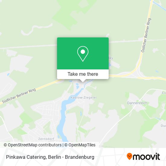 Pinkawa Catering map