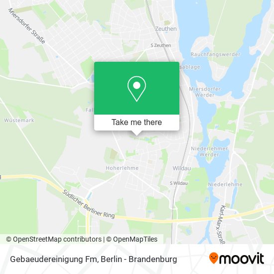 Gebaeudereinigung Fm map