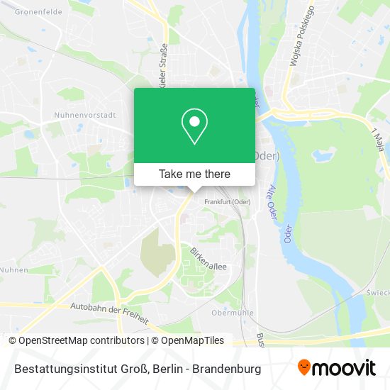 Bestattungsinstitut Groß map