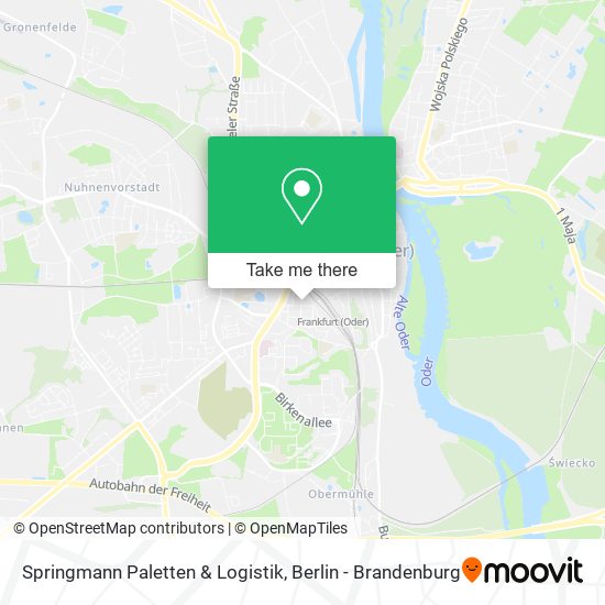 Springmann Paletten & Logistik map