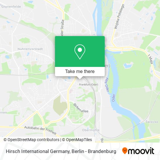 Hirsch International Germany map