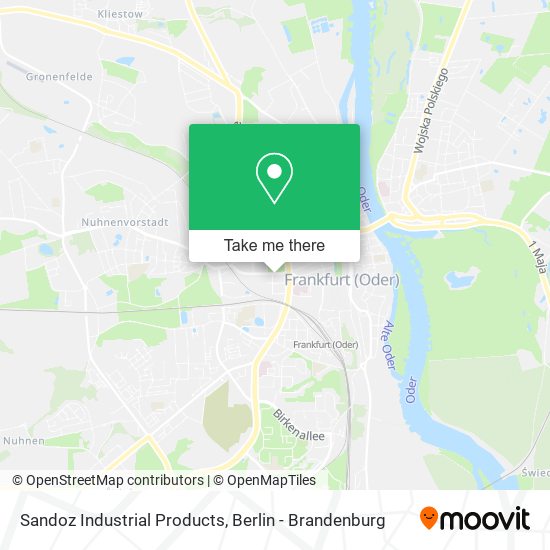 Sandoz Industrial Products map