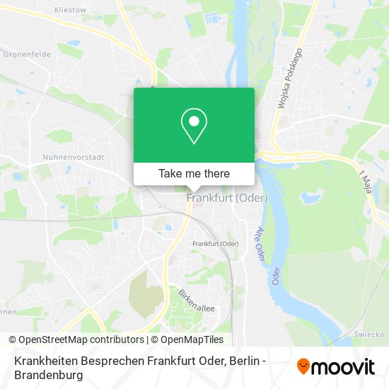 Krankheiten Besprechen Frankfurt Oder map