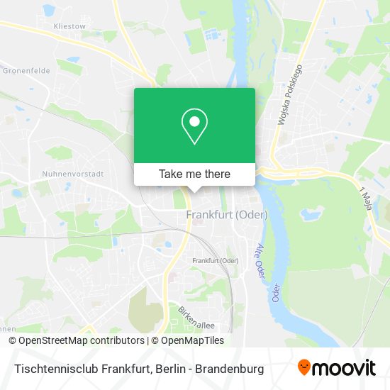 Карта Tischtennisclub Frankfurt
