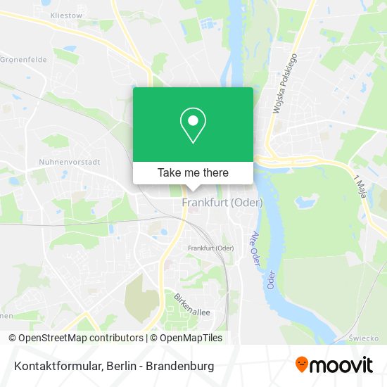 Kontaktformular map