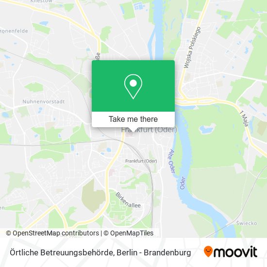 Örtliche Betreuungsbehörde map