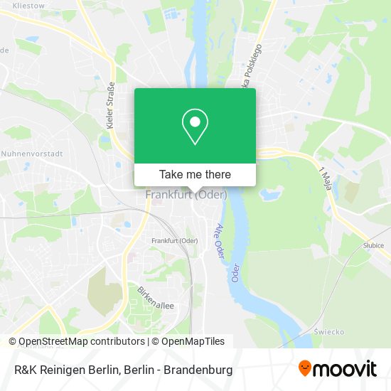 Карта R&K Reinigen Berlin