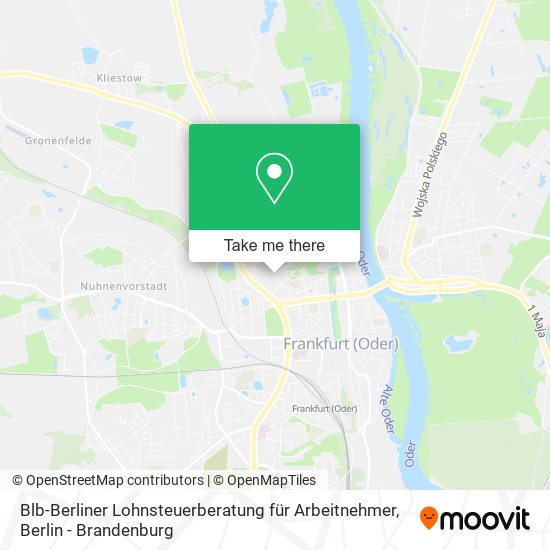 Blb-Berliner Lohnsteuerberatung für Arbeitnehmer map