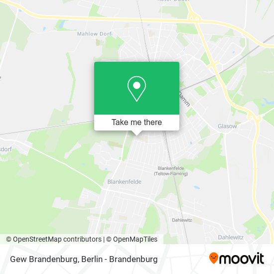 Карта Gew Brandenburg