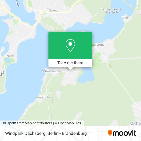 Windpark Dachsberg map