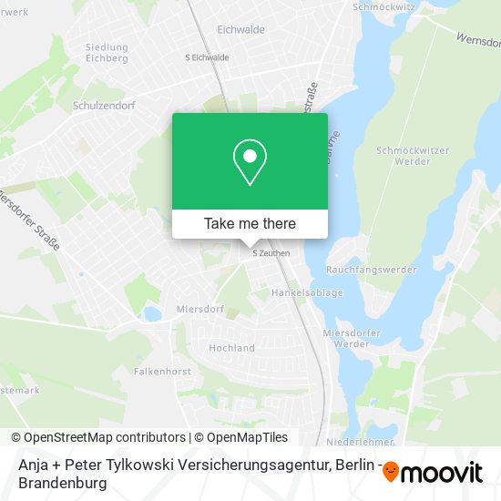 Карта Anja + Peter Tylkowski Versicherungsagentur