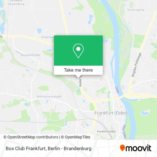 Карта Box Club Frankfurt
