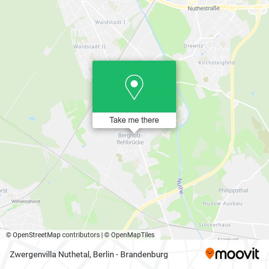 Zwergenvilla Nuthetal map